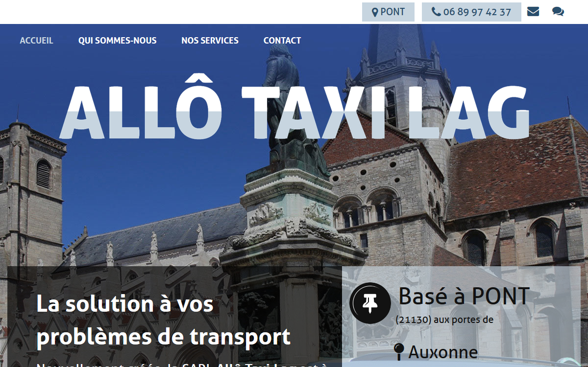 ALLÔ TAXI LAG - Taxi à Pont pour vos déplacements à Auxonne, Genlis, Dole, Saint-Jean-de-Losne et aux alentours<